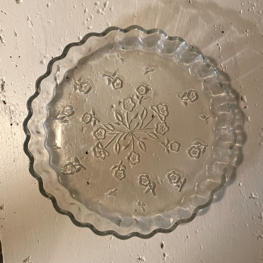 Cute Crystal Glass Plate